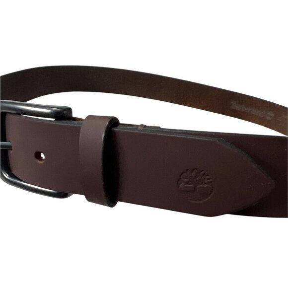 Timberland Mens Leather Belt Size 40 - Picture 2 of 7